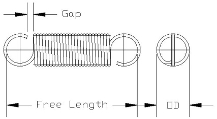 standard-extension-spring diagram